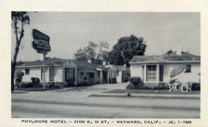 Phylmore Motel, 21180 E. 14th St., Hayward, California        